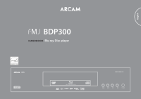Arcam BDP-300 - Owners Manual 